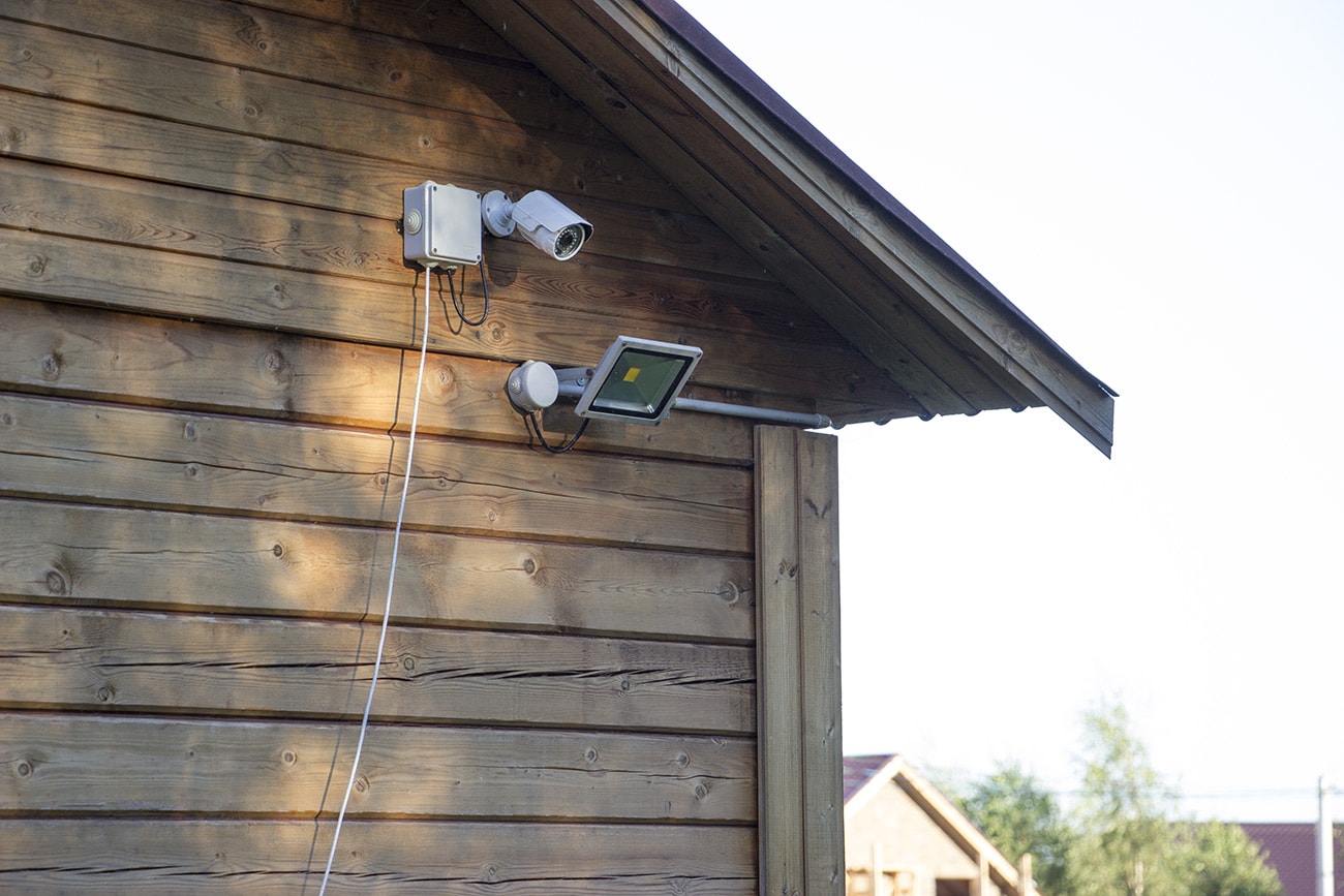 установка камеры видеонаблюдения на даче, IP-камера WebGlazok