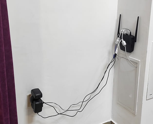 Подключение IP-камеры WebGlazok с облачным хранилищем сетевым кабелем