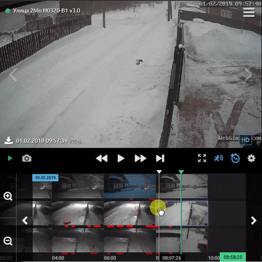 Скачивание диапазона видео