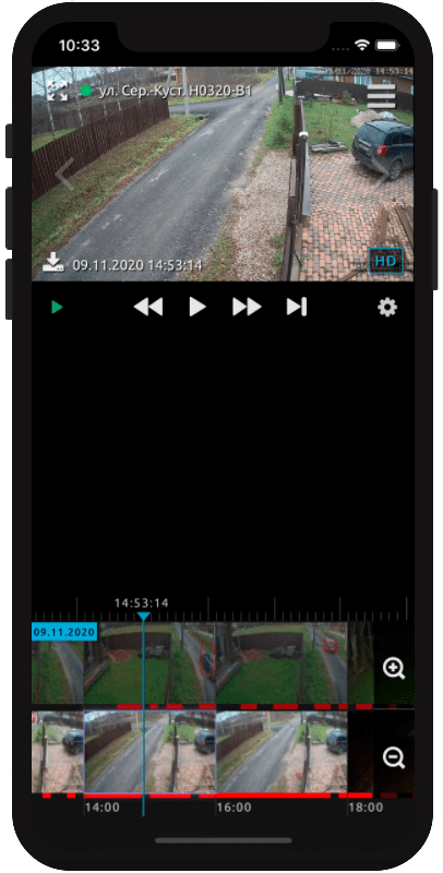 Док-панель (серая полоса снизу)