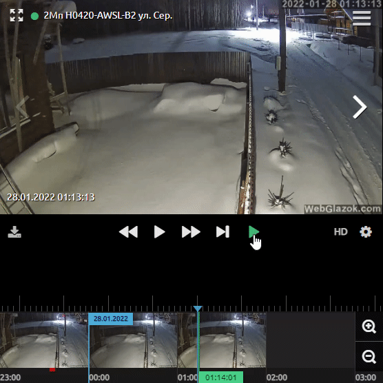 Быстрое подключение к прямой трансляции