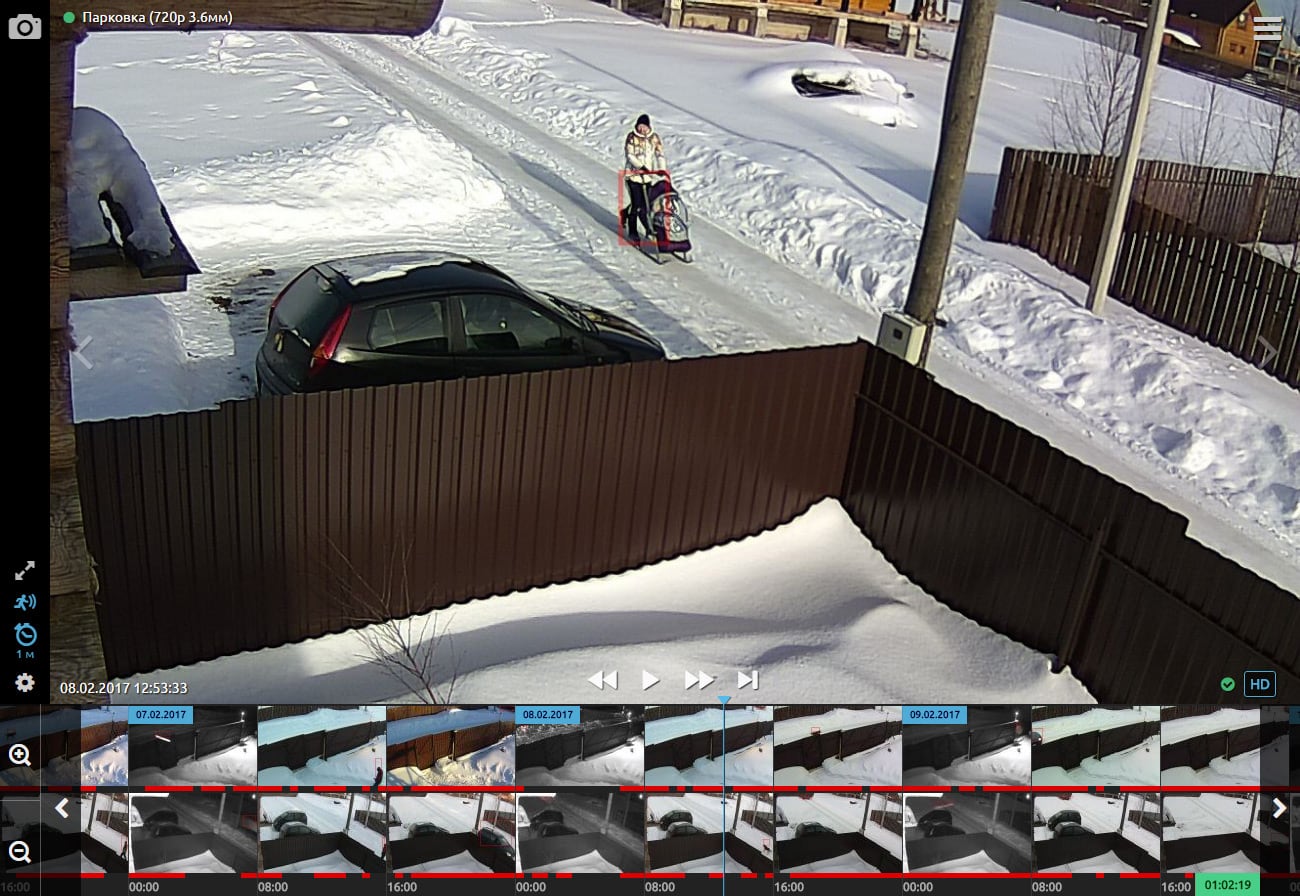 Просмотр камер