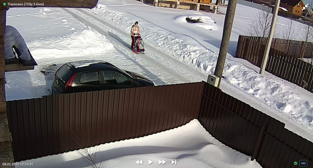 Просмотр кадра с высоким разрешением