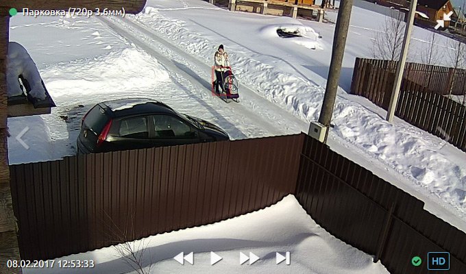 Просмотр кадра с высоким разрешением