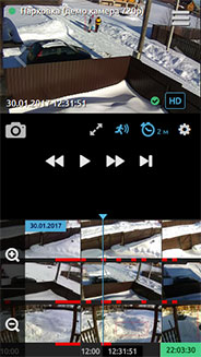 Мобильное приложение системы видеонаблюдения WebGlazok