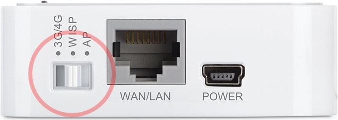 Переключите роутер в режим WISP