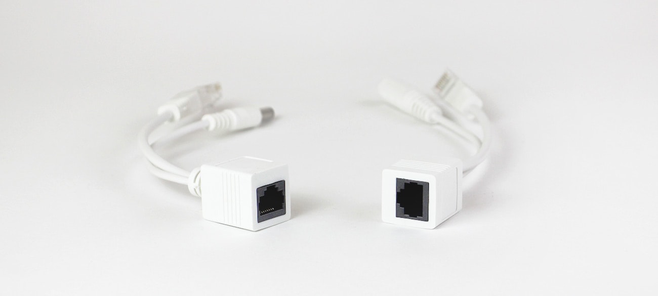 Пассивный PoE-адаптер, комплект