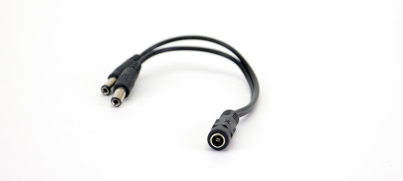 Разветвитель питания 12 вольт, разъёмы 5.5 х 2.1 мм