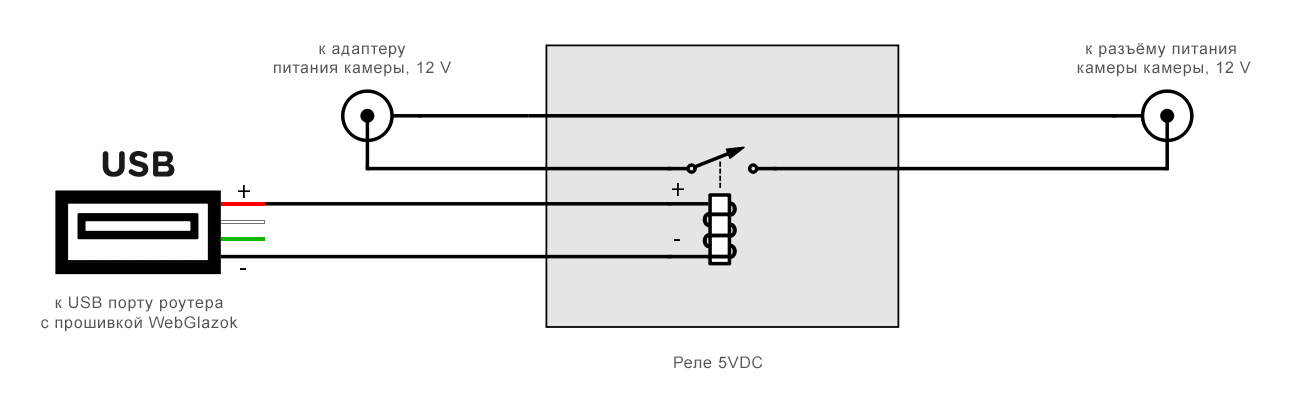 Схема модуля контроля зависания камеры Watchdog