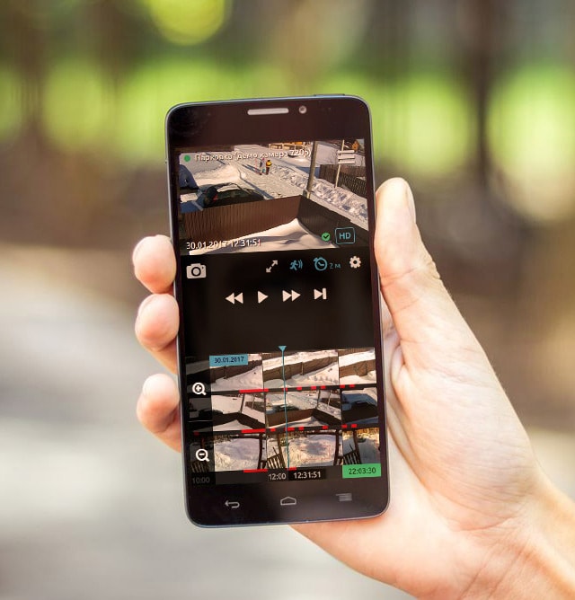 Просмотр камеры WebGlazok с телефона